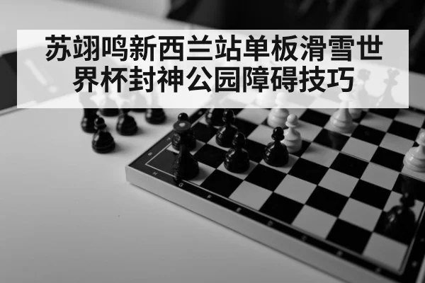 苏翊鸣新西兰站单板滑雪世界杯封神公园障碍技巧